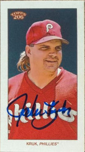 John Kruk Autographed 2024 Topps 206 #NNO 