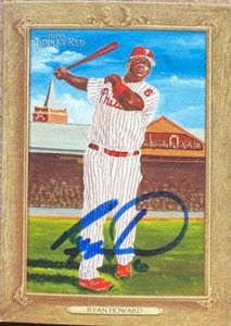 Ryan Howard Autographed 2007 Topps Turkey Red #1 