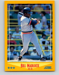 1988 Score #445 Bill Madlock VG Detroit Tigers 