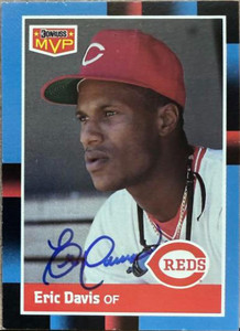 Eric Davis Autographed 1988 Donruss Bonus MVP's #BC-2