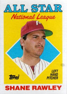1988 Topps #406 Shane Rawley AS NM-MT Philadelphia Phillies 