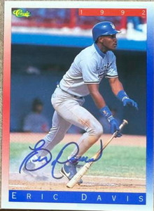 Eric Davis Autographed 1992 Classic II #T25 