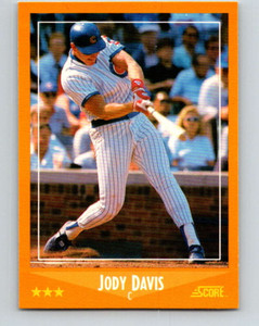 1988 Score #551 Jody Davis VG Chicago Cubs 
