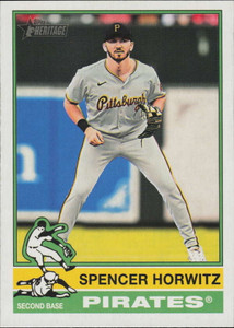 2025 Topps Heritage #75 Spencer Horwitz NM-MT  Pittsburgh Pirates 