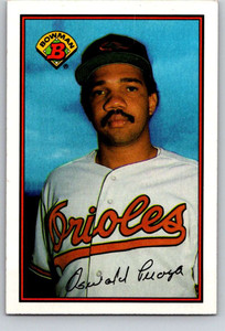 1989 Bowman #1 Oswaldo Peraza VG Baltimore Orioles 