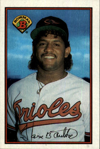 1989 Bowman #3 Jose Bautista VG RC Rookie Baltimore Orioles 