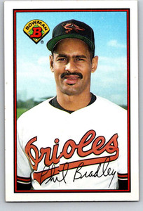 1989 Bowman #17 Phil Bradley VG Baltimore Orioles 