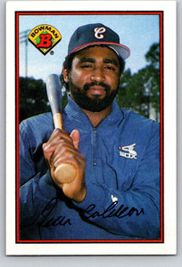 1989 Bowman #68 Ivan Calderon VG Chicago White Sox 