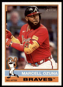 2025 Topps Heritage #152 Marcell Ozuna NM-MT  Atlanta Braves 