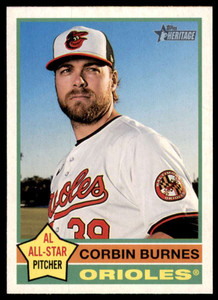2025 Topps Heritage #140 Corbin Burnes NM-MT  Baltimore Orioles 