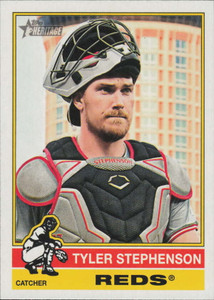 2025 Topps Heritage #46 Tyler Stephenson NM-MT  Cincinnati Reds 
