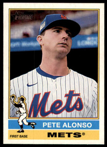 SOLD 162351 2025 Topps Heritage #374 Pete Alonso NM-MT  New York Mets 