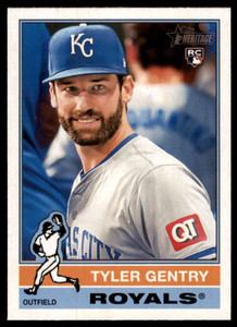 2025 Topps Heritage #109 Tyler Gentry NM-MT  RC Rookie Kansas City Royals 