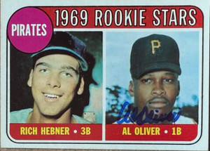 SOLD 162757 Al Oliver Autographed 1969 Topps #82