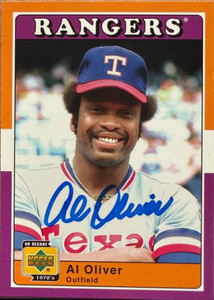 Al Oliver Autographed 2001 Upper Deck Decade 1970's #21 