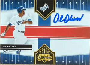Al Oliver Autographed 2005 Donruss Champions #213 
