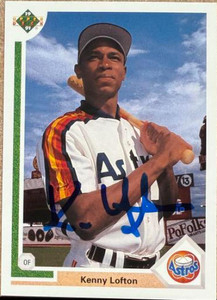 Kenny Lofton Autographed 1991 Upper Deck Final Edition #24F RC
