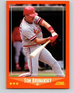 1988 Score Rookie and Traded #5T Tom Brunansky NM-MT  St. Louis Cardinals 