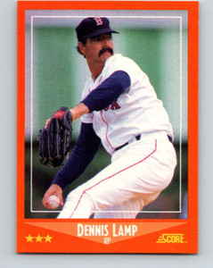 1988 Score Rookie and Traded #6T Dennis Lamp NM-MT  Boston Red Sox 