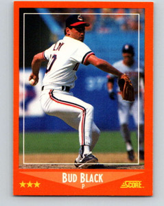 1988 Score Rookie and Traded #11T Bud Black NM-MT  Cleveland Indians 