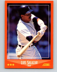 1988 Score Rookie and Traded #13T Luis Salazar NM-MT  Detroit Tigers 