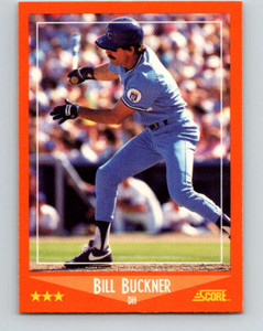 1988 Score Rookie and Traded #36T Bill Buckner NM-MT  Kansas City Royals 