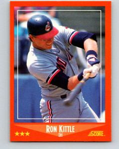 1988 Score Rookie and Traded #44T Ron Kittle NM-MT  Cleveland Indians 