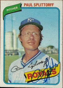 Paul Splittorff Autographed 1980 Topps #409