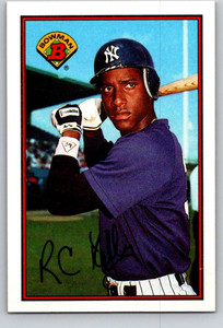 1989 Bowman #183 Roberto Kelly VG New York Yankees 