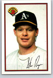 1989 Bowman #195 Stan Royer VG RC Rookie Oakland Athletics 