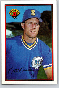 1989 Bowman #209 Scott Bradley VG Seattle Mariners 