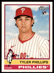 2025 Topps Heritage #17 Tyler Phillips NM-MT  RC Rookie Philadelphia Phillies 