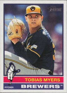 2025 Topps Heritage #137 Tobias Myers NM-MT  Milwaukee Brewers 