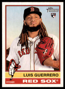 2025 Topps Heritage #306 Luis Guerrero NM-MT  RC Rookie Boston Red Sox 