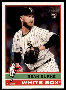 2025 Topps Heritage #262 Sean Burke NM-MT  RC Rookie Chicago White Sox 