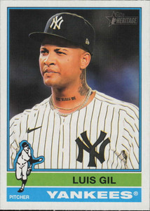 2025 Topps Heritage #142 Luis Gil NM-MT  New York Yankees 