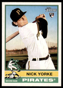 SOLD 162057 2025 Topps Heritage #80 Nick Yorke NM-MT  RC Rookie Pittsburgh Pirates 