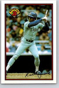 1989 Bowman #235 Ruben Sierra VG Texas Rangers 