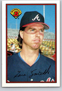1989 Bowman #262 Zane Smith VG Atlanta Braves 