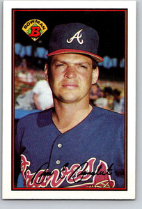 1989 Bowman #271 Bruce Benedict VG Atlanta Braves 