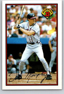 1989 Bowman #276 Dale Murphy VG Atlanta Braves 