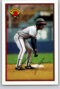 1989 Bowman #277 Dion James VG Atlanta Braves 