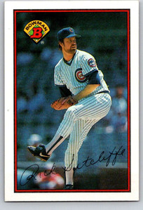 1989 Bowman #281 Rick Sutcliffe VG Chicago Cubs 