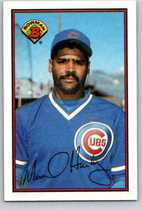 1989 Bowman #286 Mike Harkey VG RC Rookie Chicago Cubs 