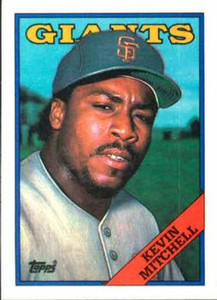 1988 Topps #497 Kevin Mitchell NM-MT San Francisco Giants 
