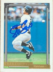 Steve Sax Autographed 1992 Topps Gold #430 