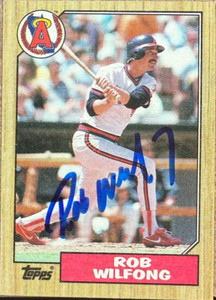 Rob Wilfong Autographed 1987 Topps #251