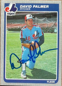 David Palmer Autographed 1985 Fleer #404