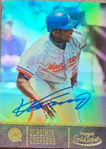 Vladimir Guerrero Autographed 2001 Topps Gold Label #109 