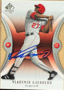 Vladimir Guerrero Autographed 2007 SP Authentic #73 